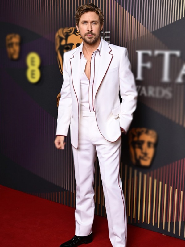 Ryan Gosling's 2024 BAFTA Awards White Suit