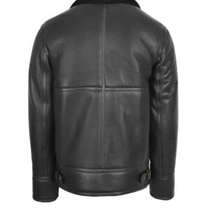 Classic B3 Sheepskin Jacket in Black for Men