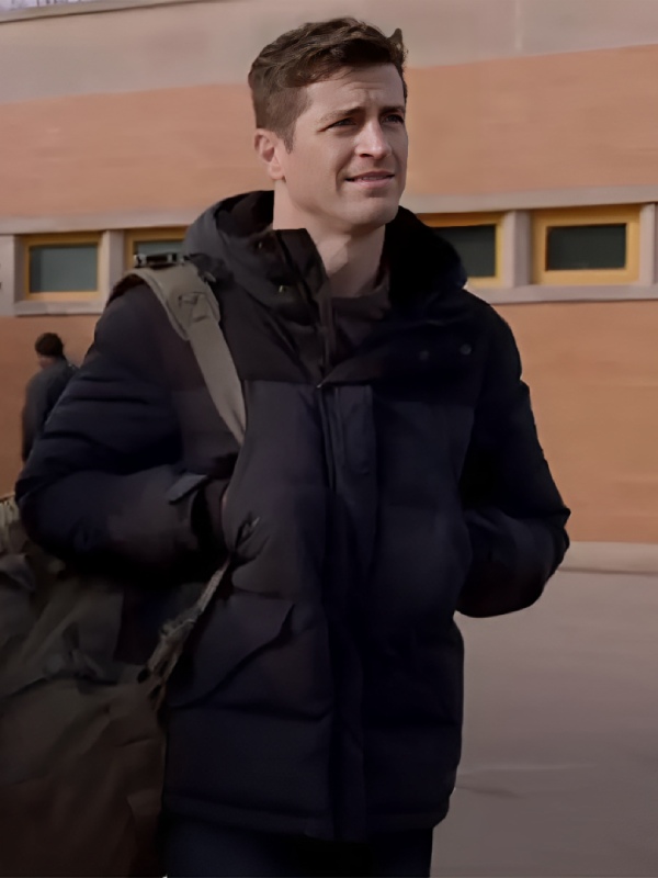 Sam Carver Black Puffer Jacket for the Chicago Fire S12