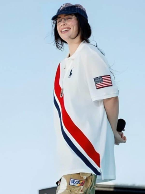 Olympic Closing Ceremonies Billie Eilish Shirt - Billie Eilish Polo Shirt