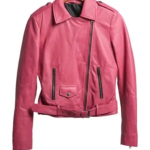 Pink Leather Jacket Barbie Doll