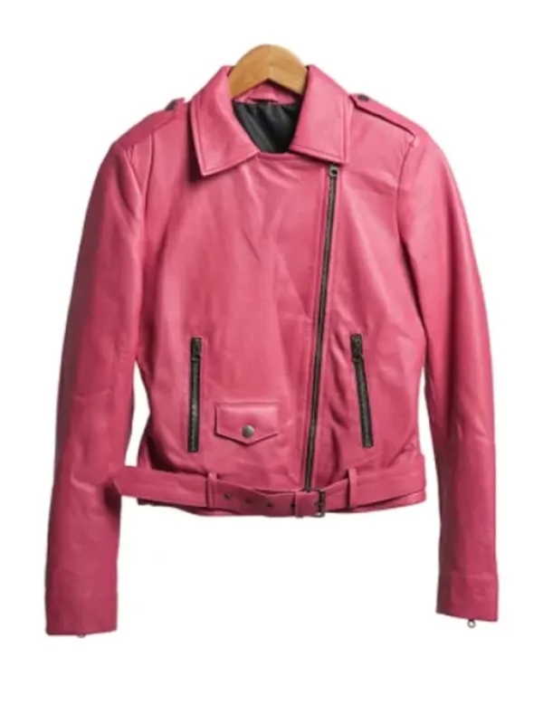 Pink Leather Jacket Barbie Doll