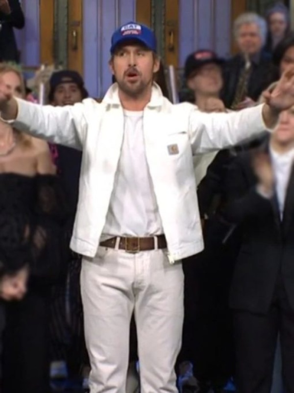 Ryan Gosling on Saturday Night Live The White Jacket of the Fall Guy