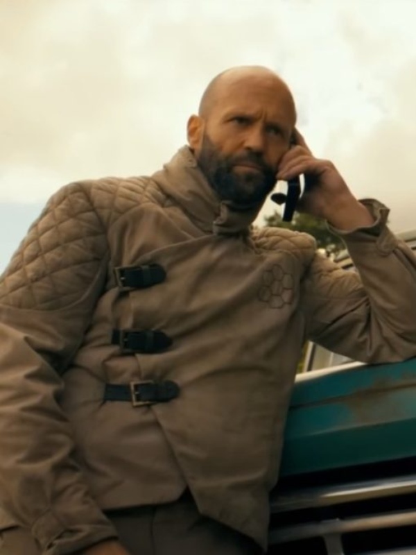 Jason Statham's Beekeeper 2024 Quilted Jacket