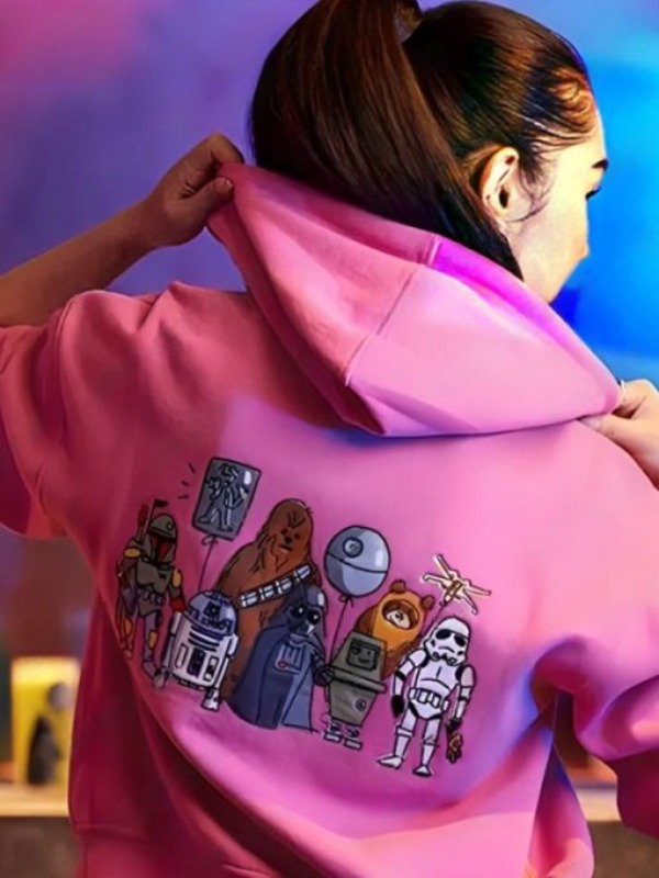 The Artist Series of Star Wars The rosy-colored sweatshirt